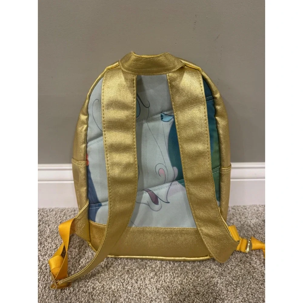 Disney Backpack Hercules Meg Metallic Gold One Size Kids Unisex